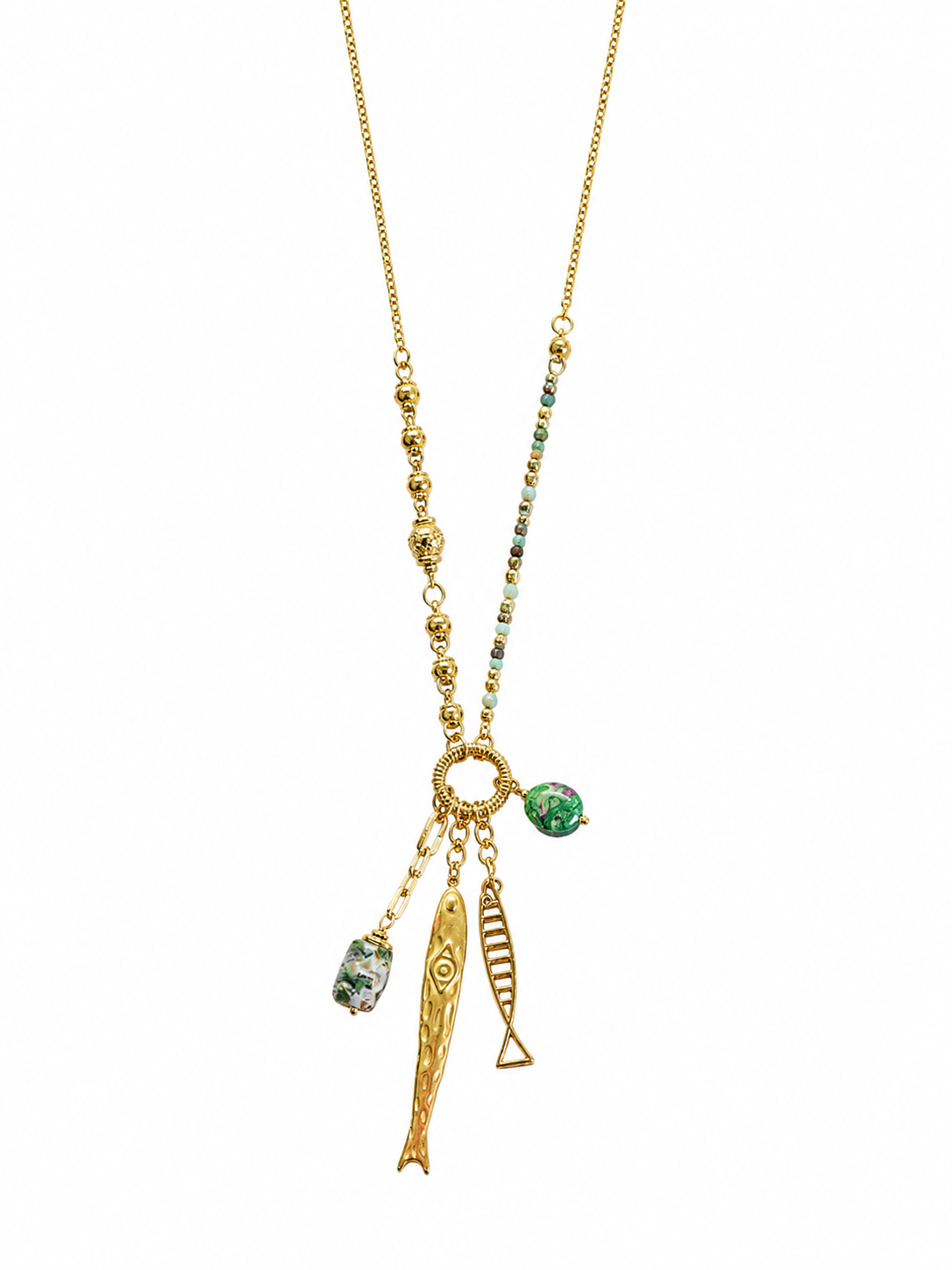 Ketting ‘Green Fish’