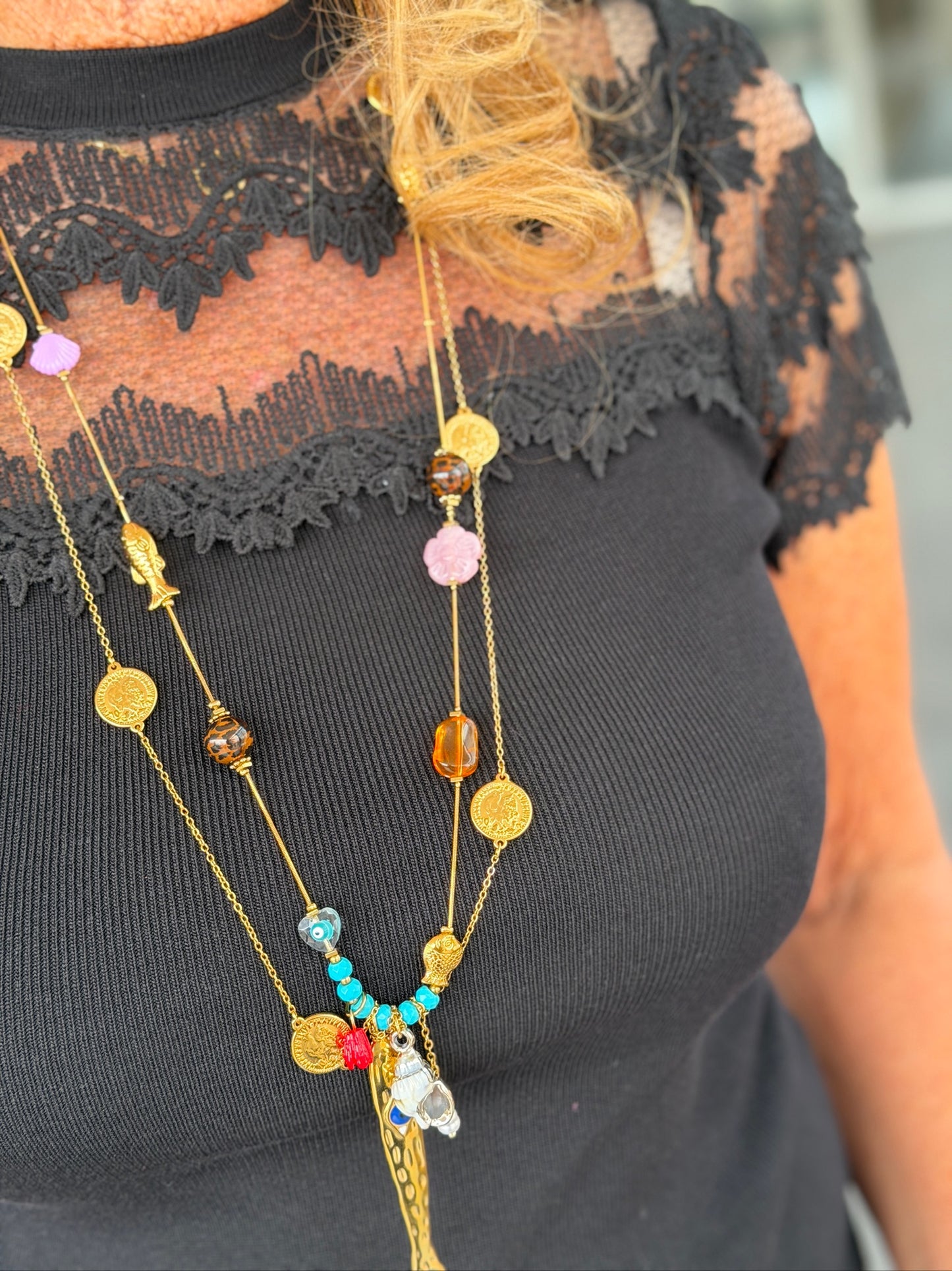 Ketting ‘Coins’ Gold