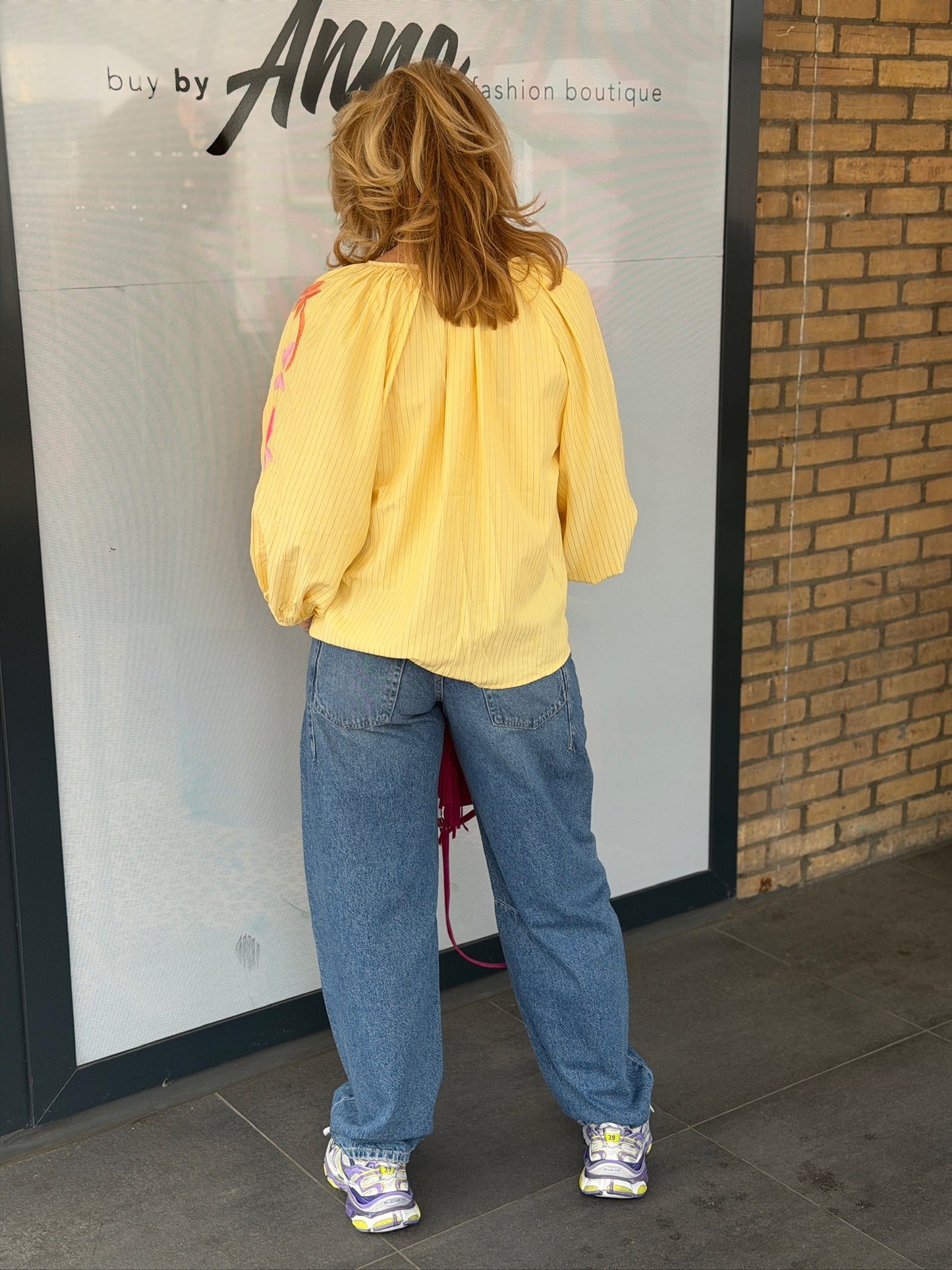Blouse ‘Palm Neon’