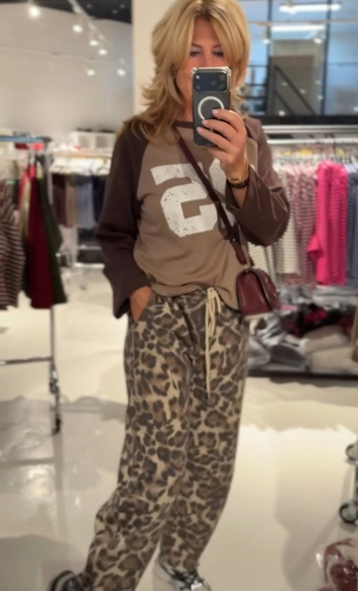 Joggingbroek ‘Essentiel’ panterprint