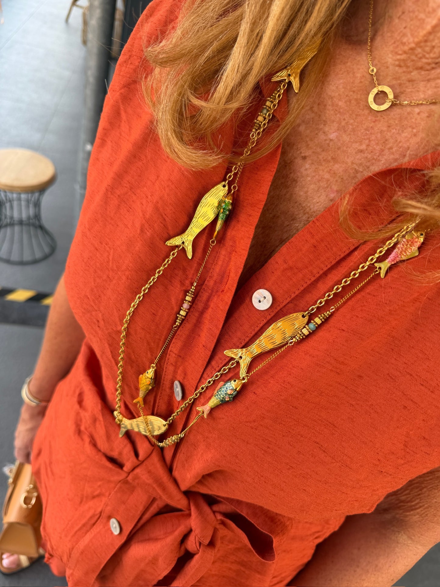 Ketting ‘Ocean’ Gold