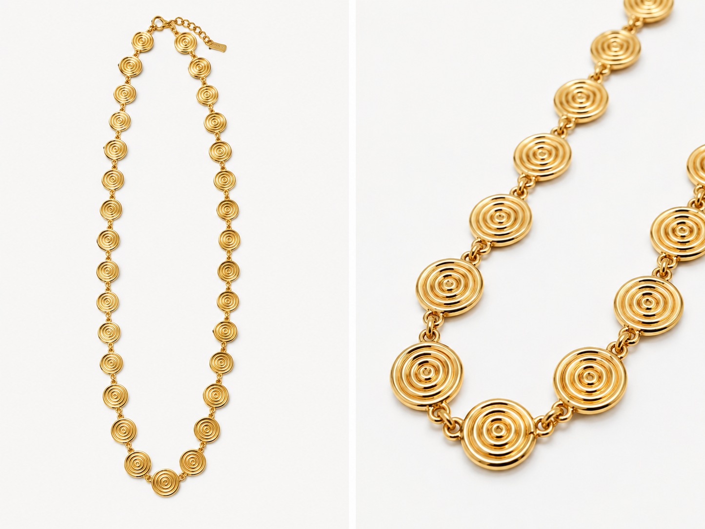 Ketting ‘Circle Coin’ Gold