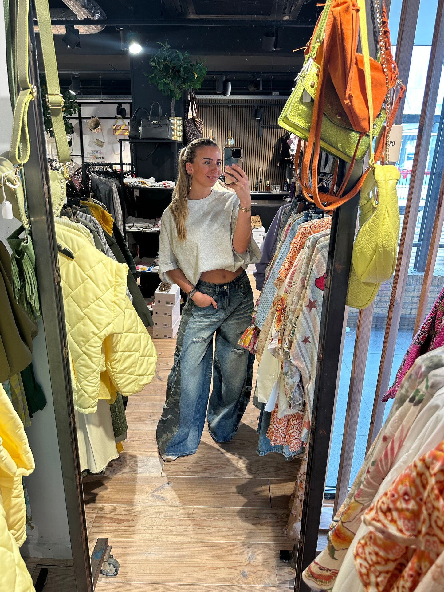 Jeans ‘cargo camouflage’