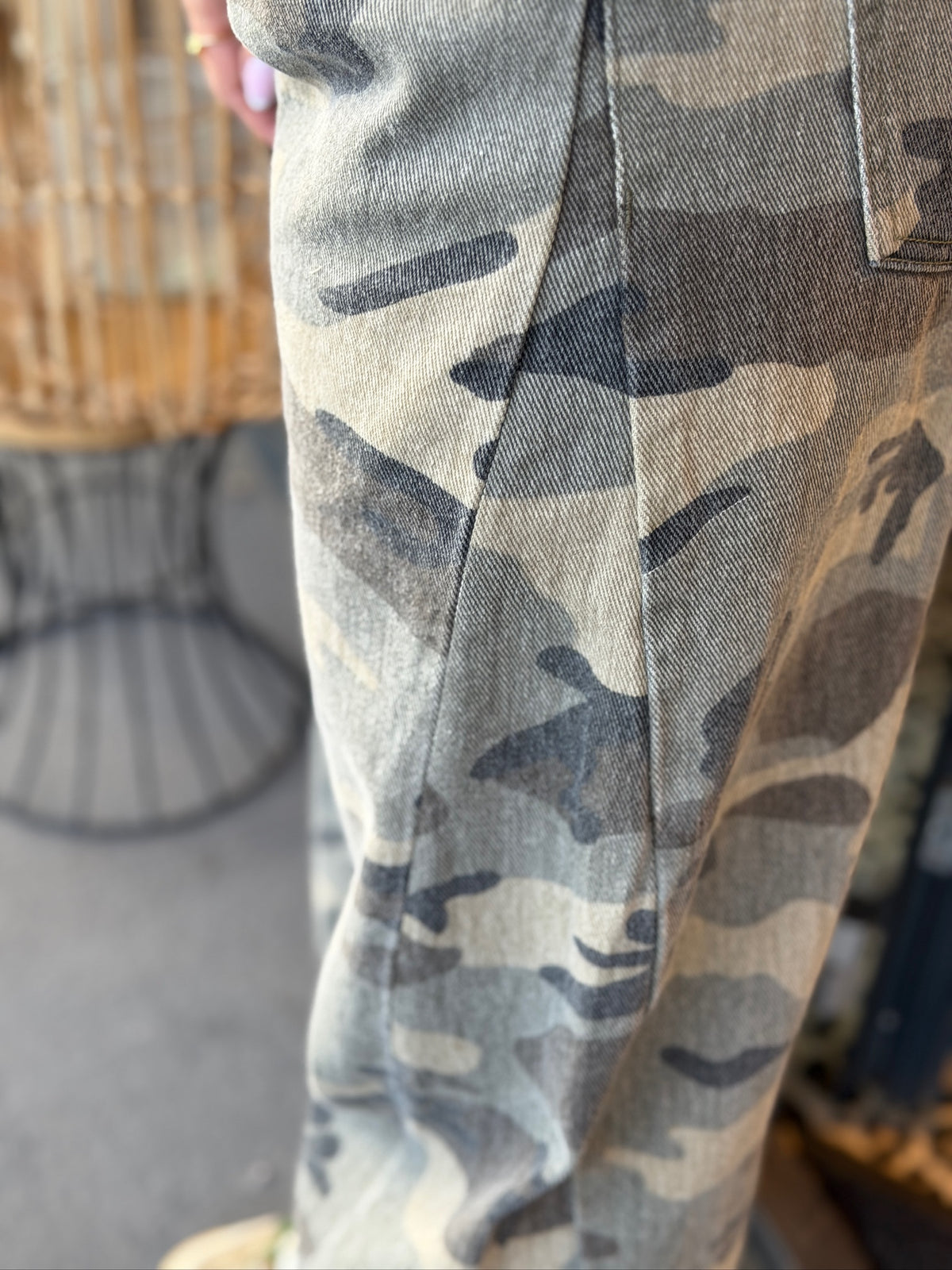 Jeans Ambika camo ‘Anna’