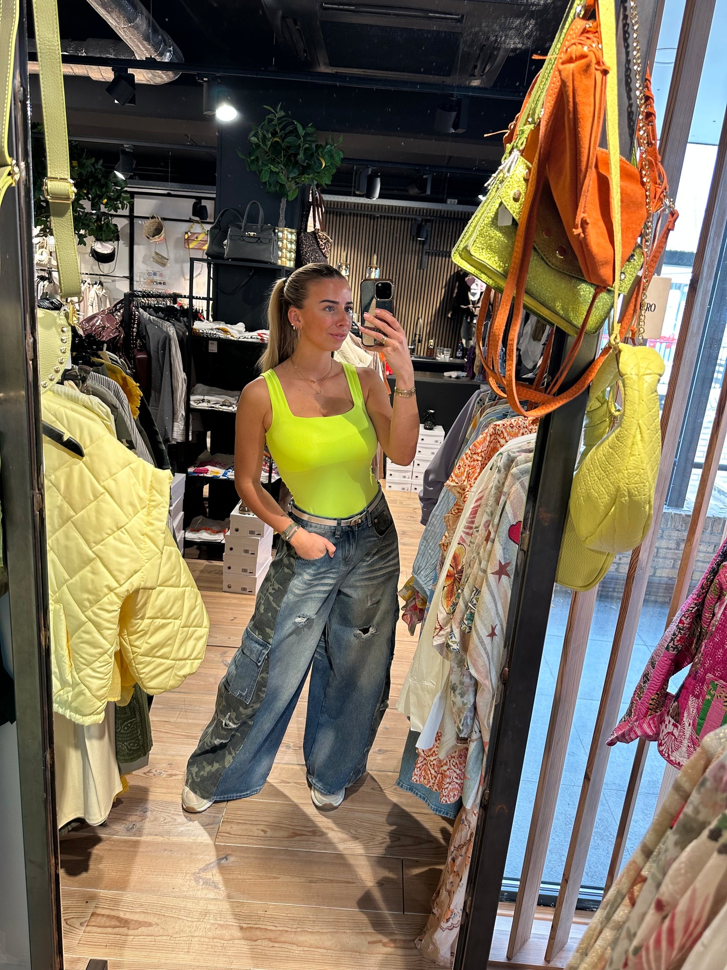 Jeans ‘cargo camouflage’