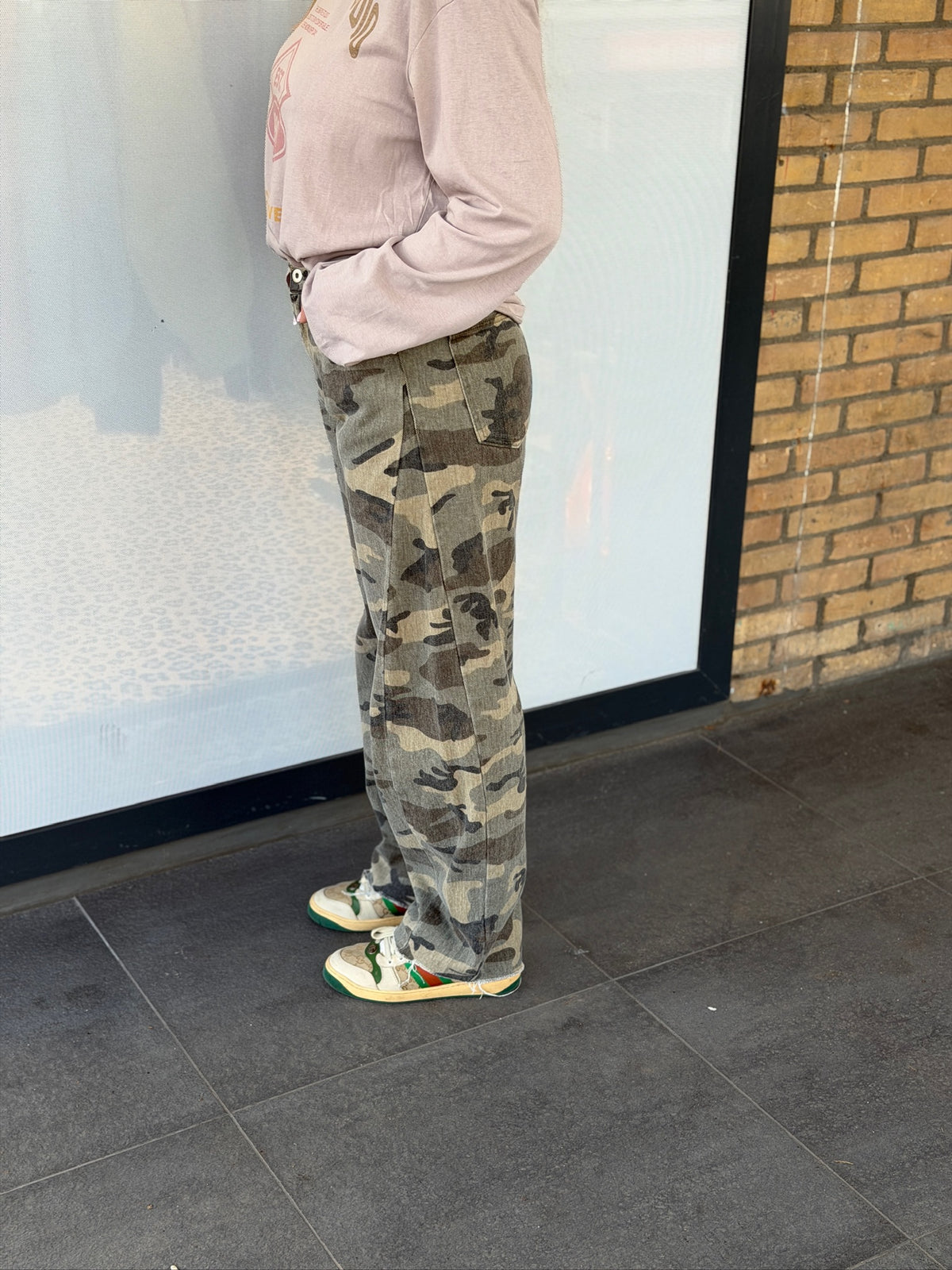 Jeans Ambika camo ‘Anna’