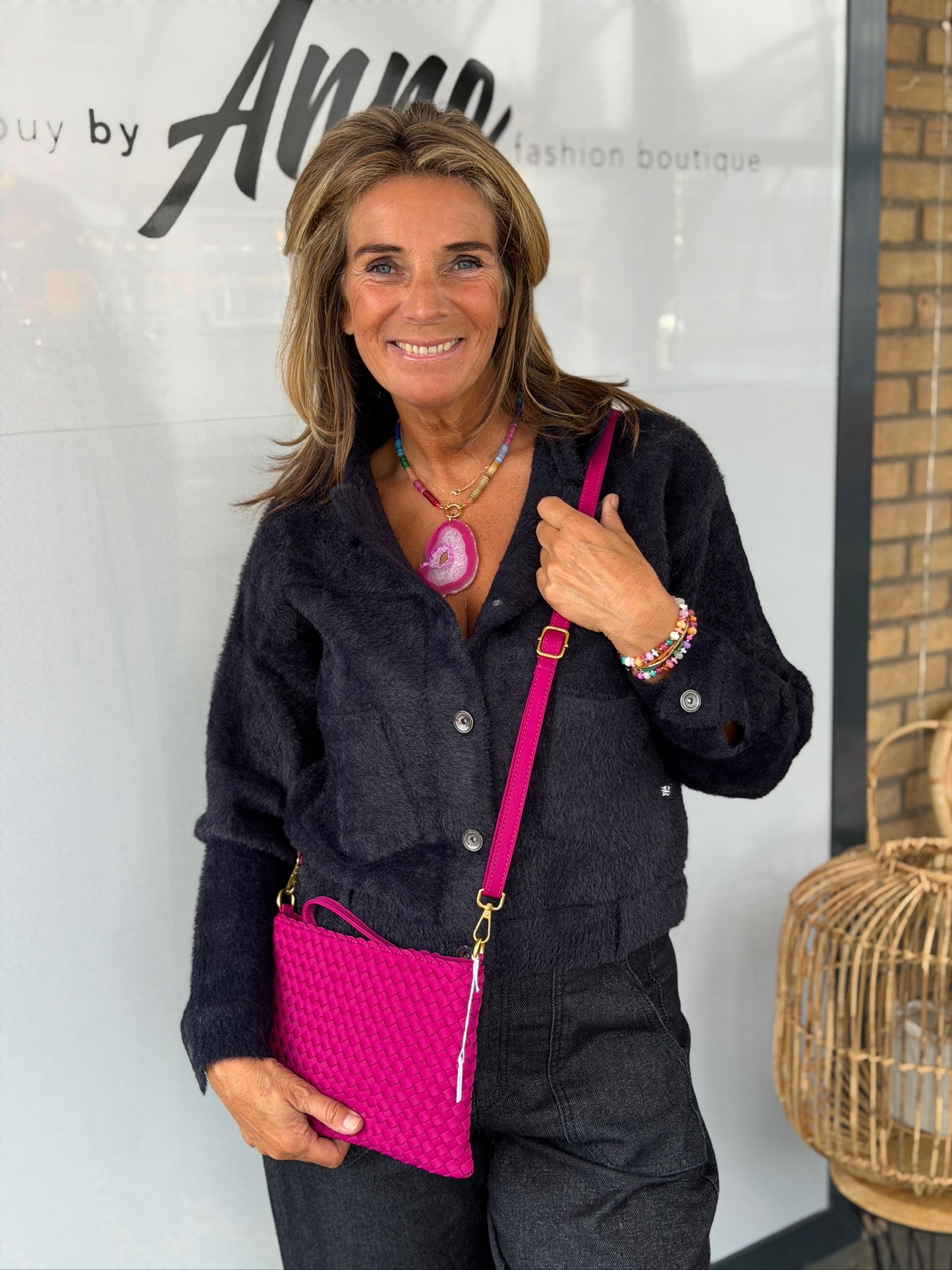Boxy jacket vestje ‘Bubbly’ Rino & Pelle