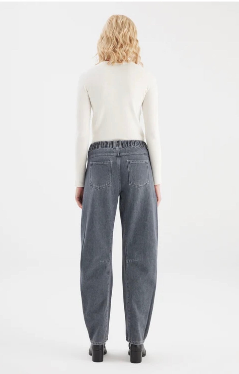 COJ jeans 'Selena' dark grey vintage