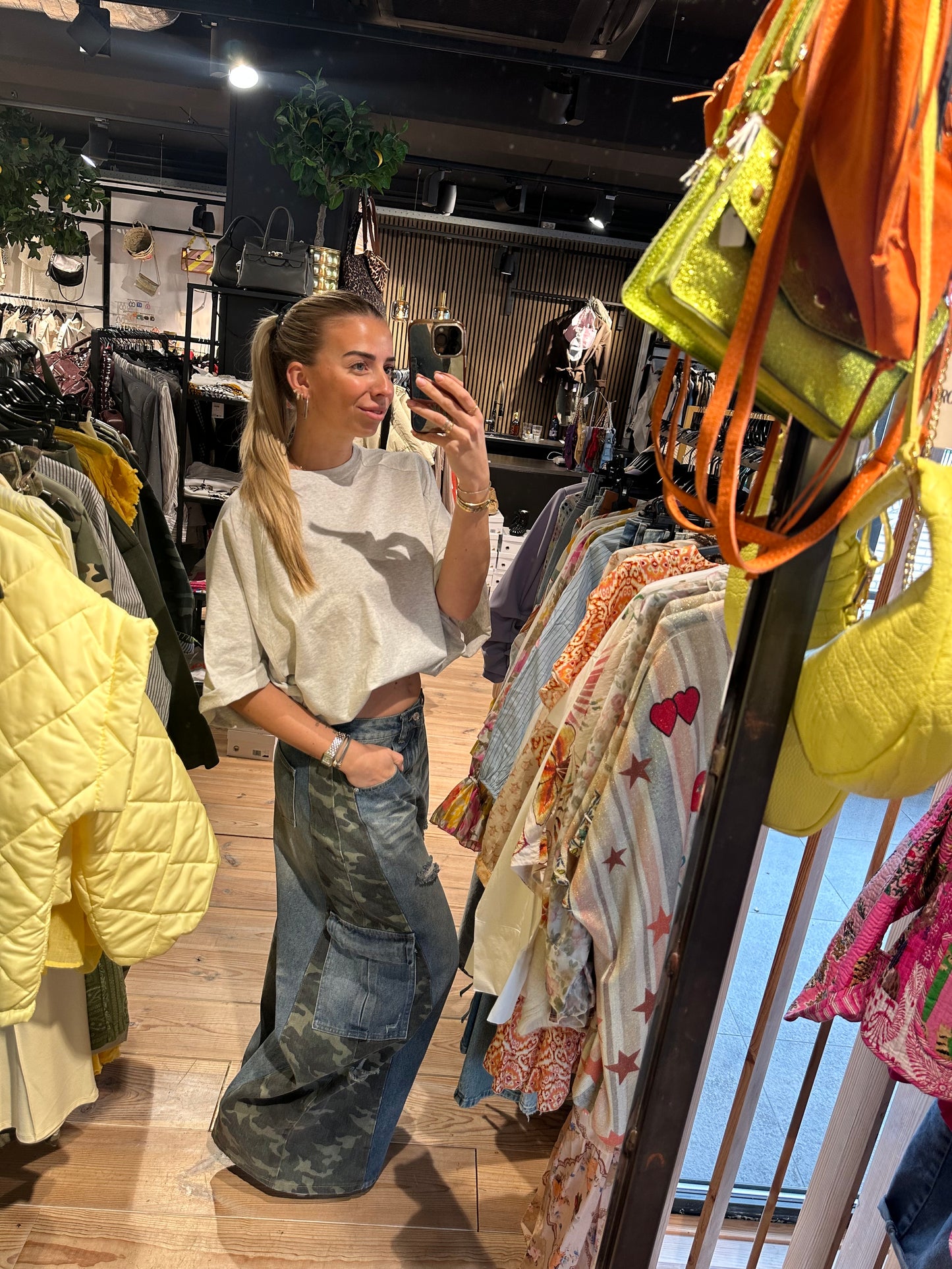 Jeans ‘cargo camouflage’