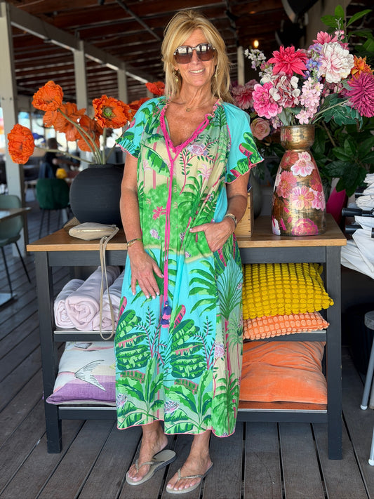 Jurk Place du Soleil 'Palm'