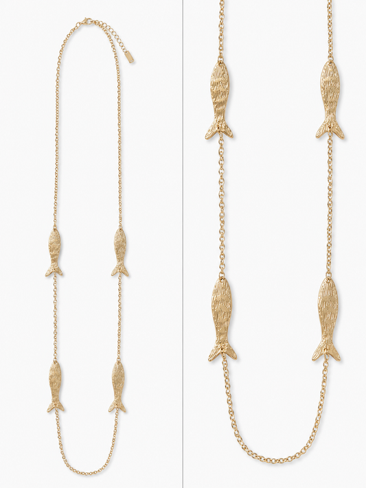 Ketting ‘Happy Fish’ Gold