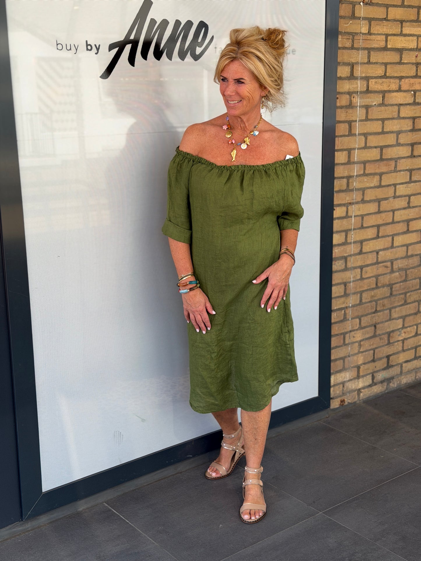 Jurk linnen ‘Puro Lino’