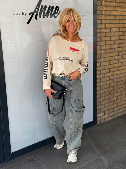 Jeans ‘Cargo’ Queen Hearts