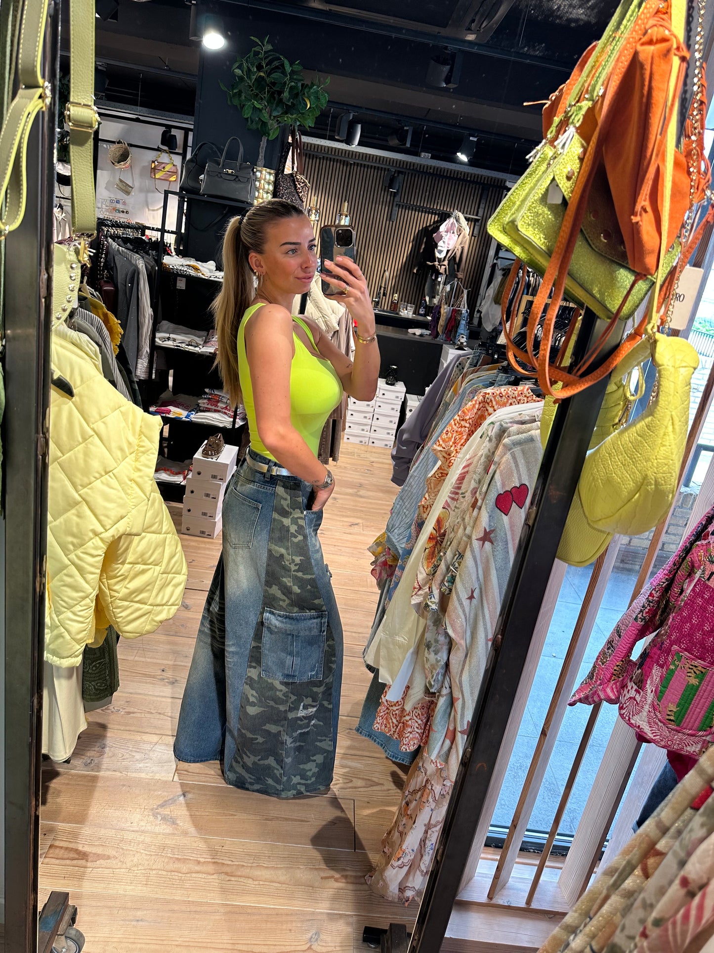 Jeans ‘cargo camouflage’