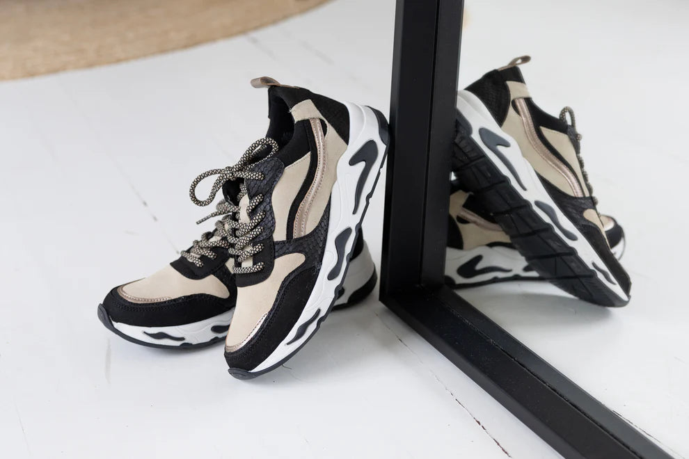 Sneakers Juul&Belle Oslo black ecru