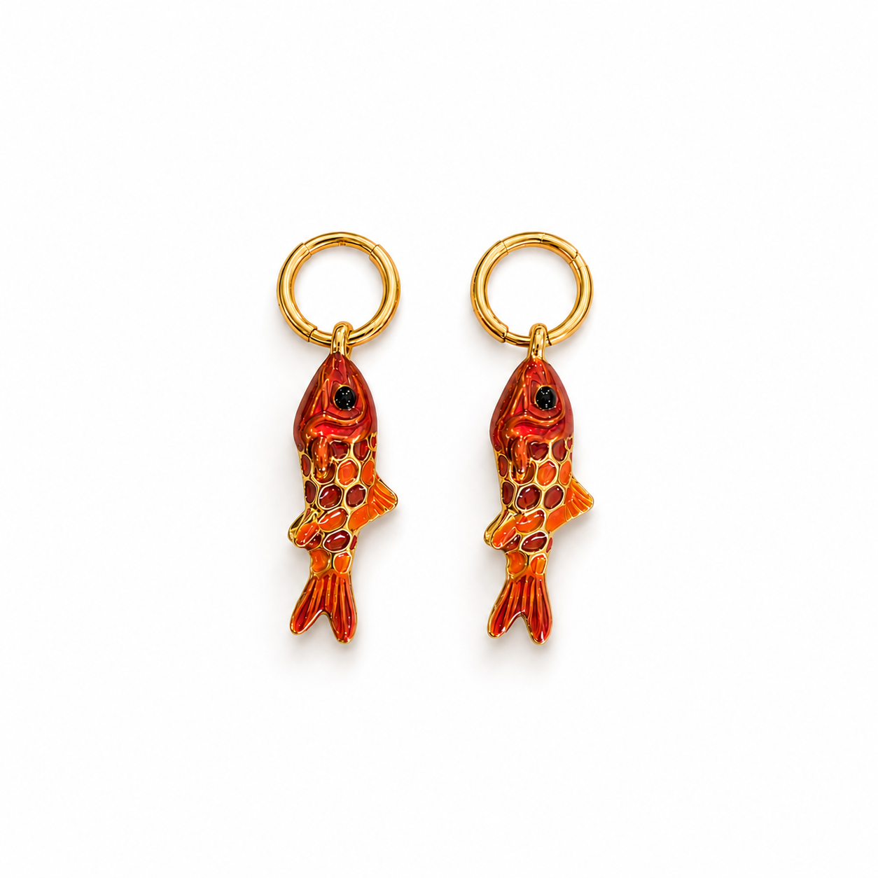 Earrings ‘Bella Fish’ Gold