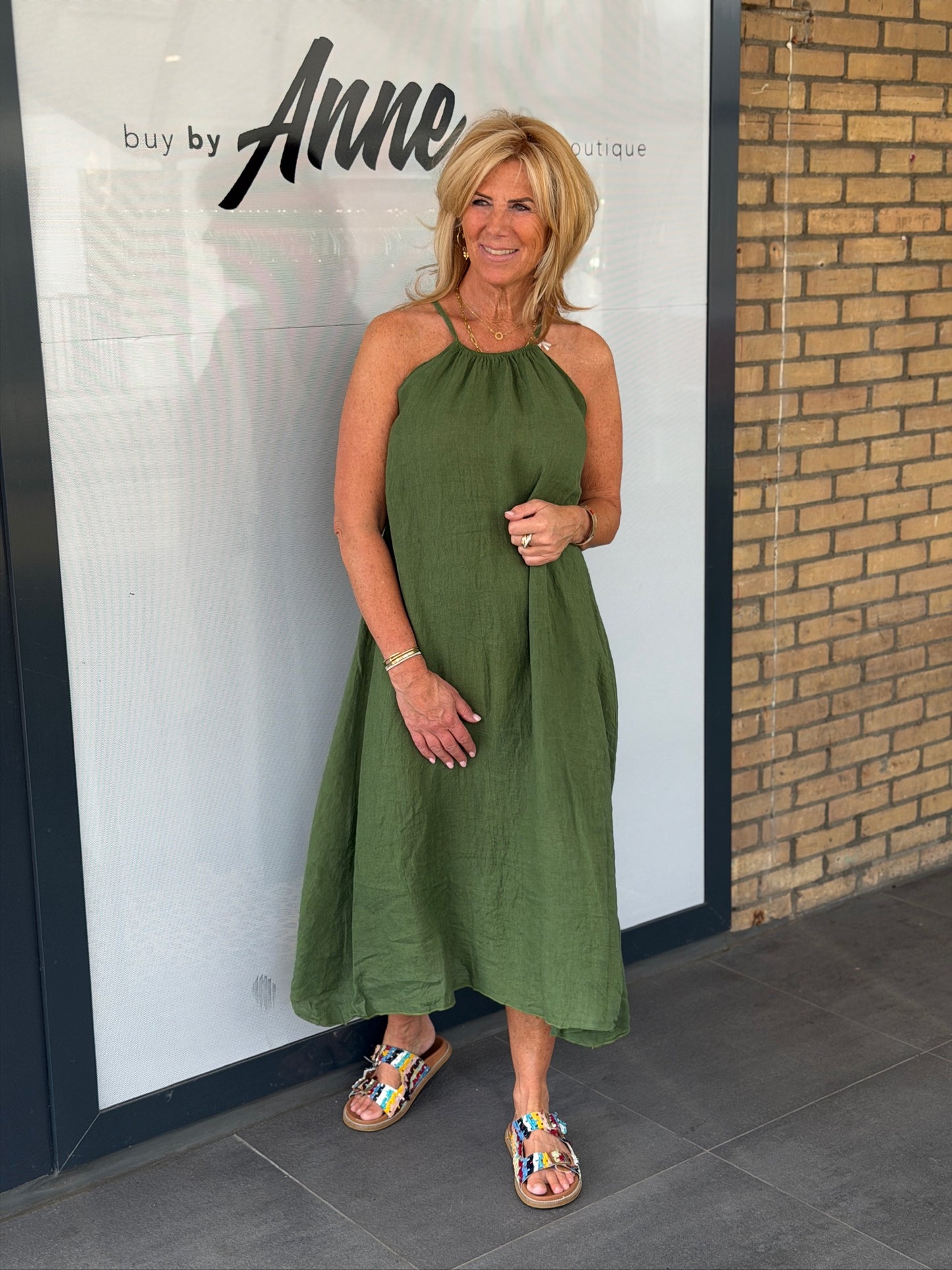 Jurk linnen ‘Julia’