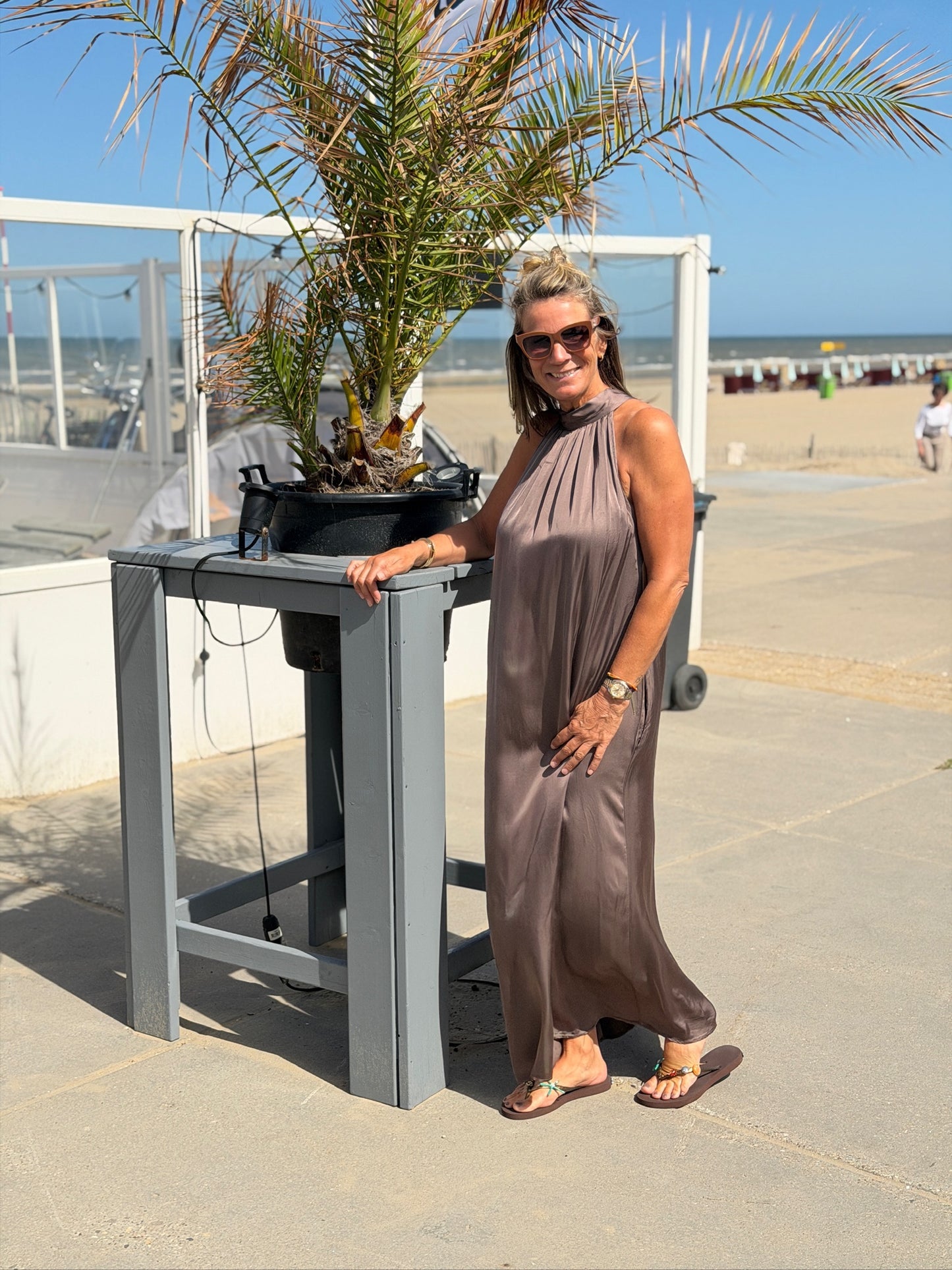 Jurk ‘Satin beach’