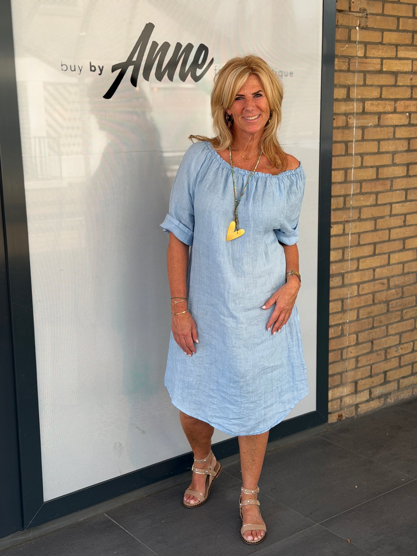 Jurk linnen ‘Puro Lino’