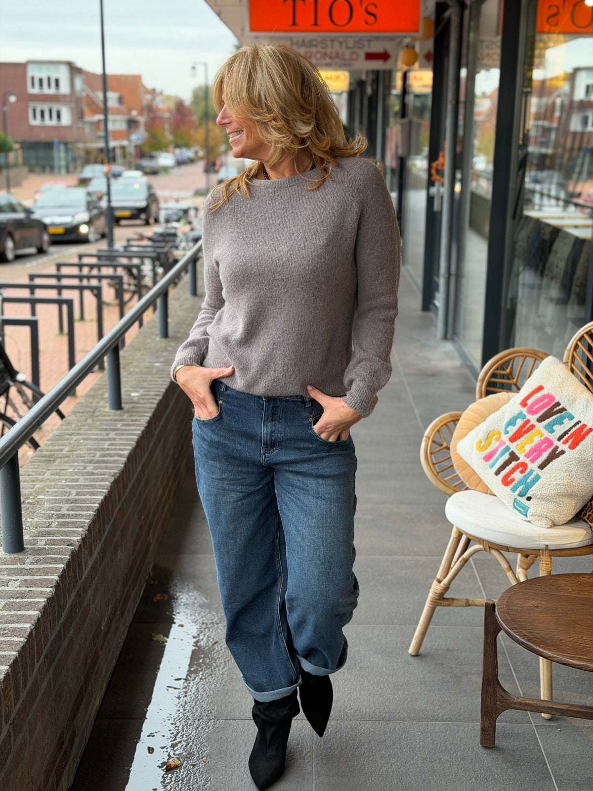 Trui alpaca lange mouw