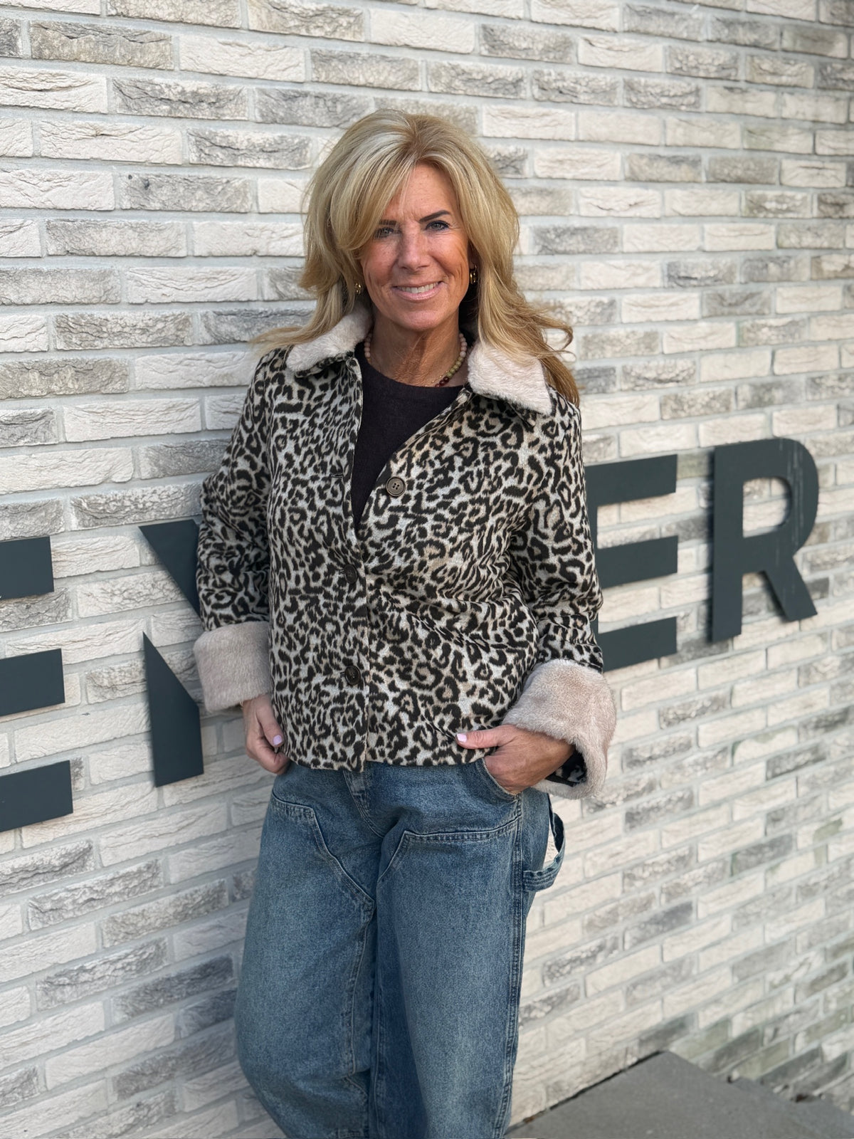 Culture jacket ‘CUGIA’ Leopard