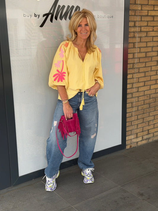 Blouse ‘Palm Neon’