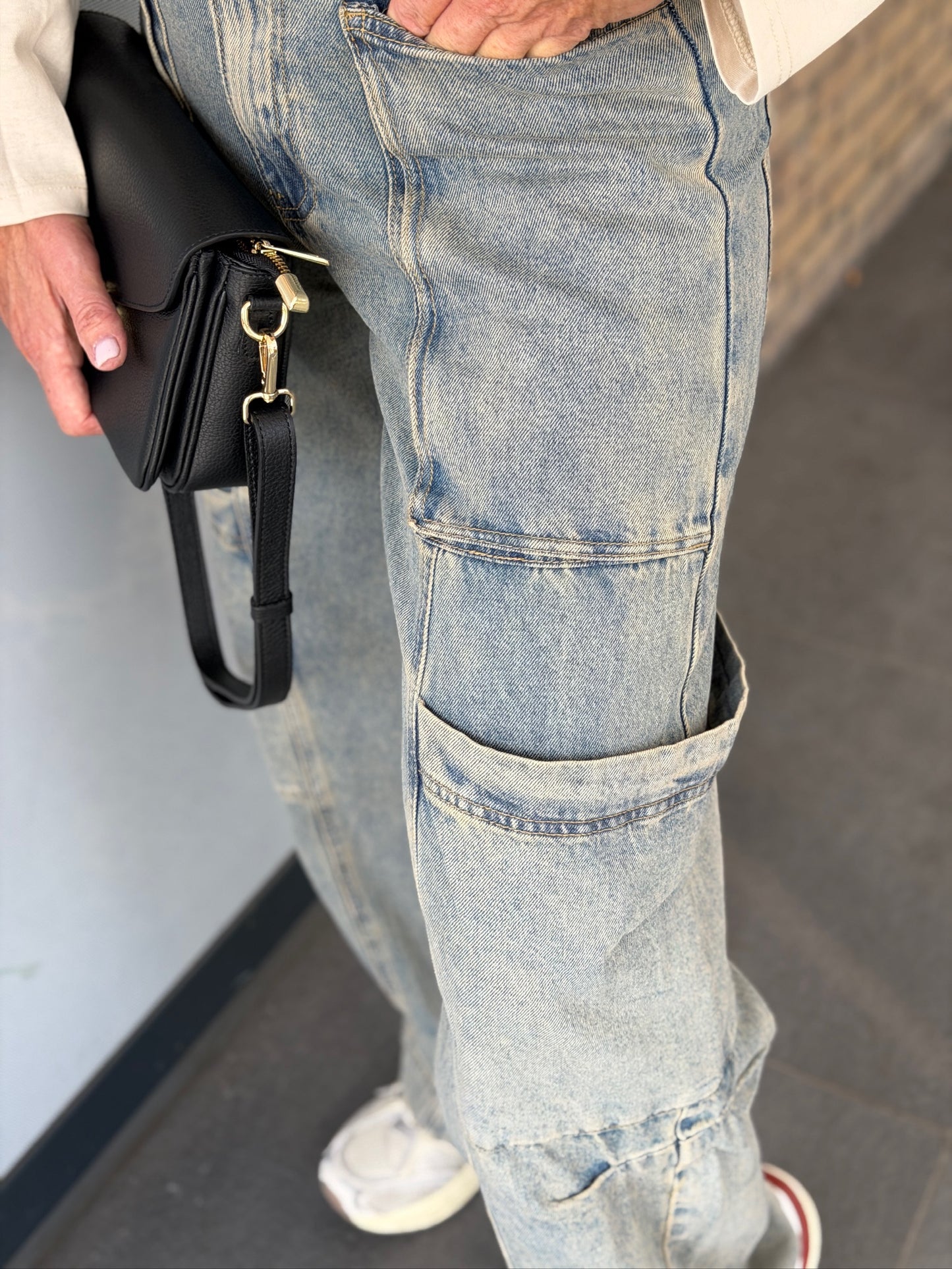 Jeans ‘Cargo’ Queen Hearts