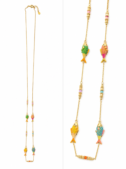 Ketting ‘Ocean’ Gold