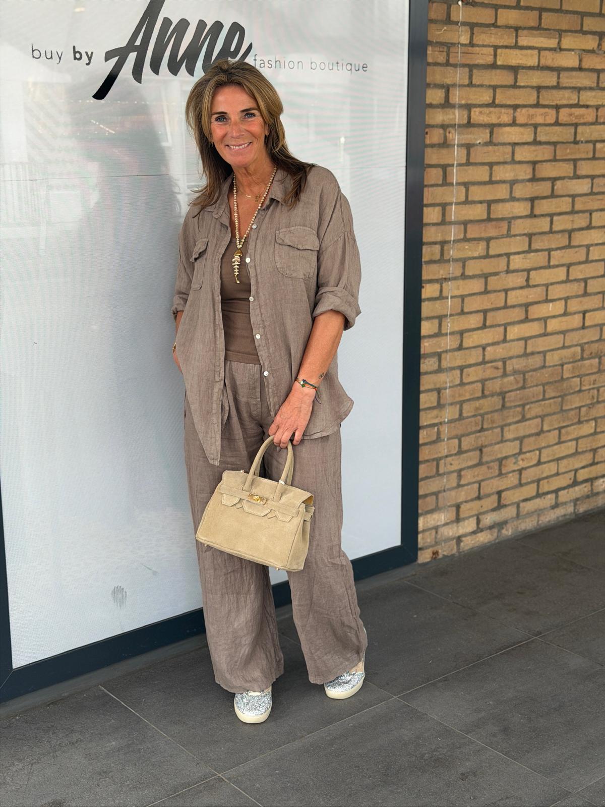 Blouse linnen 'Beach time'
