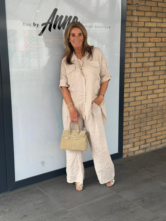 Blouse linnen 'Beach time'