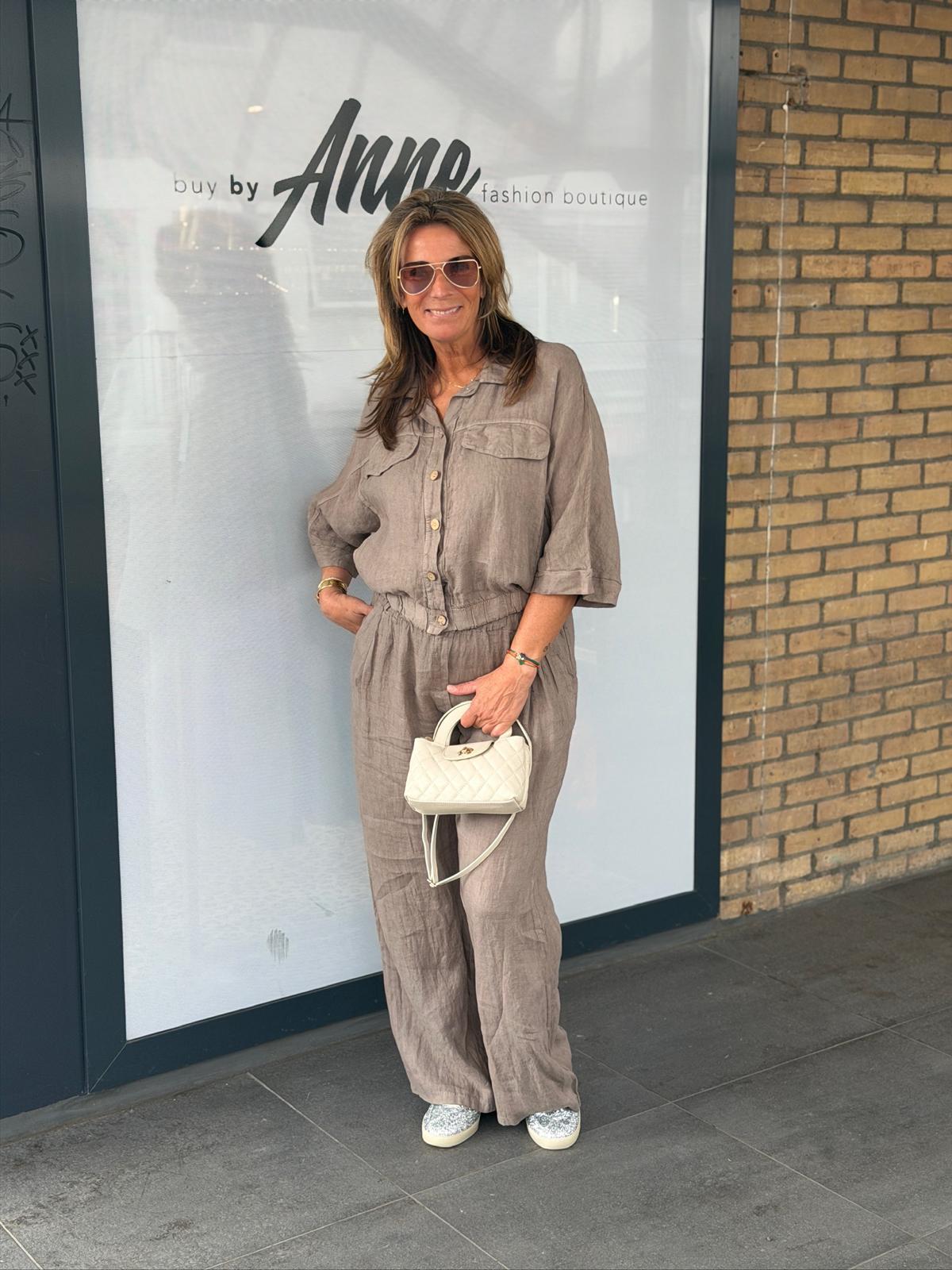 Blouse linnen 'Beach life'