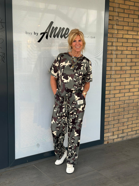 Comfyset 'Perfect' camouflage korte mouw