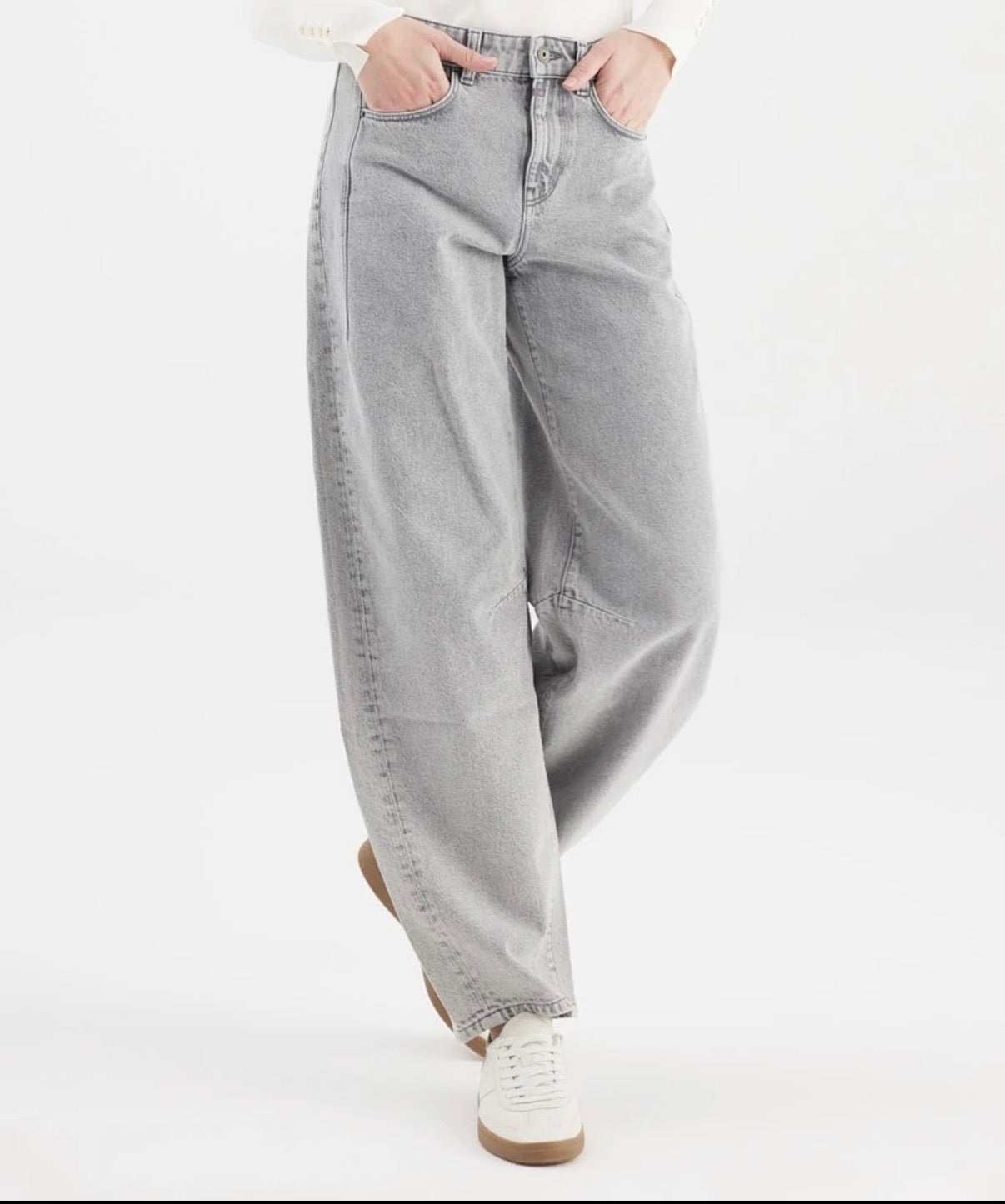 COJ jeans 'Clara' marble grey